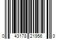 Barcode Image for UPC code 043178219560