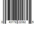 Barcode Image for UPC code 043178220825