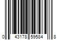 Barcode Image for UPC code 043178595848