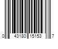 Barcode Image for UPC code 043180151537