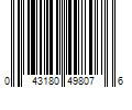 Barcode Image for UPC code 043180498076