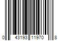 Barcode Image for UPC code 043193119708