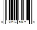 Barcode Image for UPC code 043194104710