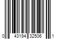 Barcode Image for UPC code 043194325061