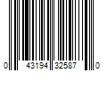 Barcode Image for UPC code 043194325870