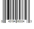 Barcode Image for UPC code 043194603343. Product Name: Conair LLC Scunci Fabric Headwrap Headbands  Multi-Color  3 Ct