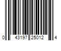Barcode Image for UPC code 043197250124