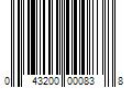 Barcode Image for UPC code 043200000838