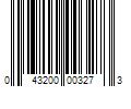 Barcode Image for UPC code 043200003273