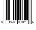 Barcode Image for UPC code 043200003426