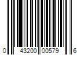 Barcode Image for UPC code 043200005796