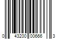 Barcode Image for UPC code 043200006663