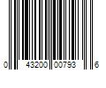 Barcode Image for UPC code 043200007936