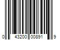 Barcode Image for UPC code 043200008919