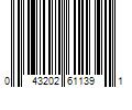 Barcode Image for UPC code 043202611391