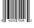 Barcode Image for UPC code 043202700262