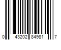 Barcode Image for UPC code 043202849817