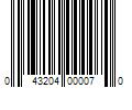 Barcode Image for UPC code 043204000070