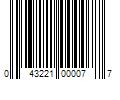 Barcode Image for UPC code 043221000077