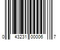 Barcode Image for UPC code 043231000067