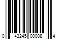 Barcode Image for UPC code 043245000084