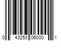 Barcode Image for UPC code 043253060001