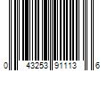 Barcode Image for UPC code 043253911136