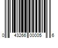 Barcode Image for UPC code 043266000056