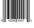 Barcode Image for UPC code 043266000070