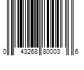 Barcode Image for UPC code 043268800036