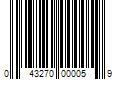 Barcode Image for UPC code 043270000059