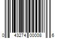 Barcode Image for UPC code 043274000086