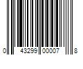 Barcode Image for UPC code 043299000078