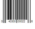 Barcode Image for UPC code 043300000226