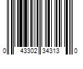 Barcode Image for UPC code 043302343130