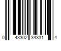 Barcode Image for UPC code 043302343314