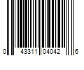 Barcode Image for UPC code 043311040426