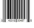 Barcode Image for UPC code 043318004575. Product Name: Simple Green D Pro 3 Plus Herbal Disinfectant Liquid All-Purpose Cleaner | 3310100401128