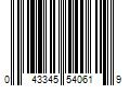 Barcode Image for UPC code 043345540619