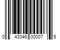 Barcode Image for UPC code 043346000075