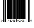 Barcode Image for UPC code 043363000065