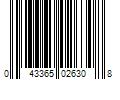 Barcode Image for UPC code 043365026308