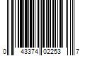 Barcode Image for UPC code 043374022537