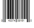 Barcode Image for UPC code 043374081510