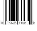 Barcode Image for UPC code 043374141849