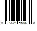 Barcode Image for UPC code 043374560060