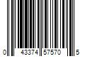 Barcode Image for UPC code 043374575705. Product Name: M-D Building Products 1 ft. x 2 ft. Aluminum Venetian Bronze Lincane Sheet