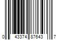 Barcode Image for UPC code 043374876437. Product Name: M-D Building Products 1-5/8 in. x 9 ft. Aluminum and Vinyl Garage Door Bottom