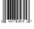 Barcode Image for UPC code 043377056157