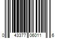 Barcode Image for UPC code 043377060116